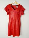 Vestido Liziane Richter couro