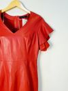 Vestido Liziane Richter couro