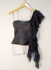 Blusa Juliana Sanmartin couro