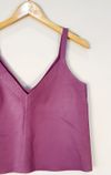 Blusa em couro
