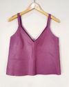 Blusa em couro