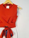 Blusa Cropped Animale tricot