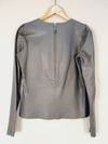 Blusa Tannerie couro