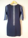 Vestido Alice Costi couro