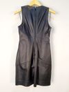 Vestido Shoulder couro