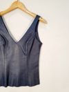 Blusa em couro