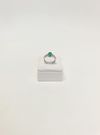 Anel em ouro branco 18K