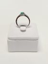 Anel em ouro branco 18K