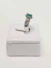 Anel em ouro branco 18K