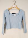 Blusa Cropped Renata Campos tricot
