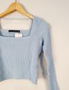 Blusa Cropped Renata Campos tricot