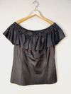 Blusa Claudia Martinez couro
