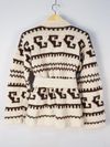 Casaco Crum tricot 