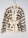 Casaco Crum tricot 