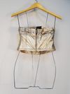 Top Liziane Richter couro 