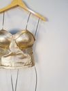 Top Liziane Richter couro 