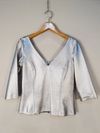 Blusa Liziane Richter couro 