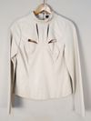 Blusa Liziane Richter couro 