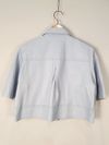 Camisa Cropped Zinnia couro