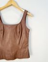 Blusa Liziane Richter couro 