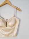 Top Liziane Richter couro 