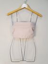 Blusa Cropped Liziane Richter couro