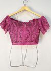 Blusa Cropped Liziane Richter couro