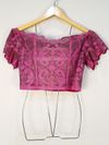Blusa Cropped Liziane Richter couro