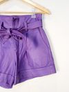 Shorts Tannerie couro