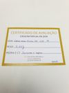 Anel em ouro branco e safira 