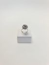 Anel em ouro branco e chuveiro de diamantes 