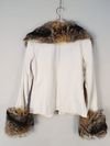 Blazer Juliana Sanmartin couro 