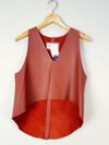 Blusa Tannerie couro
