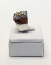 Anel em ouro branco 18K