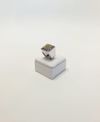 Anel em ouro branco 18K
