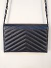 Bolsa Saint Laurent Cassandre Envelope Chain Wallet 