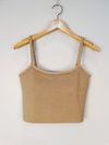 Blusa Cropped Mixed tricot 