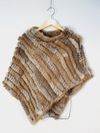Poncho em pele