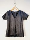 Blusa Nerto couro