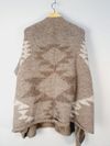 Poncho Crum tricot