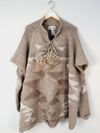 Poncho Crum tricot