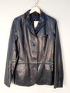 Blazer Zara couro