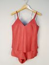 Conjunto Zinnia couro
