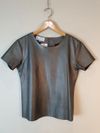 Blusa Juliana Sanmartin couro