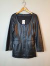 Camisa Andrea Bogosian couro