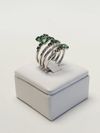 Anel Bruner ouro branco 18K 
