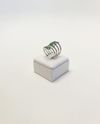 Anel Bruner ouro branco 18K 