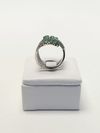 Anel Bruner ouro branco 18K 