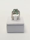 Anel Bruner ouro branco 18K 