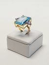 Anel Dvoskin Kulkes ouro amarelo 18K